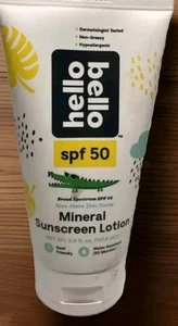 Hello Bello Kids Mineral SPF 50 Sunscreen Lotion 5 oz Exp 05/2027 New Sealed - Picture 1 of 1