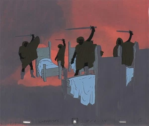 THE LORD OF THE RINGS: ORIGINAL RALPH BAKSHI ANIMATION CELS w/ Free Autograph - Picture 1 of 1