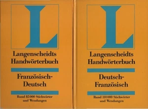 Langenscheidts Handwörterbuch Französisch. 2 Bände. Band 1., Französisch - Deuts - Bild 1 von 1