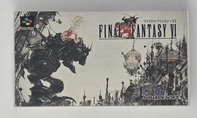 Final Fantasy VI Super Famicom Japan CIB Good Condition Working  Authentic - Image 1 of 4