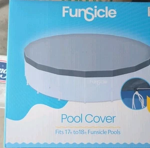 Funsicle Round Pool Cover Fits 17ft to 18ft Funsicle Pools Brand New! - Picture 1 of 6