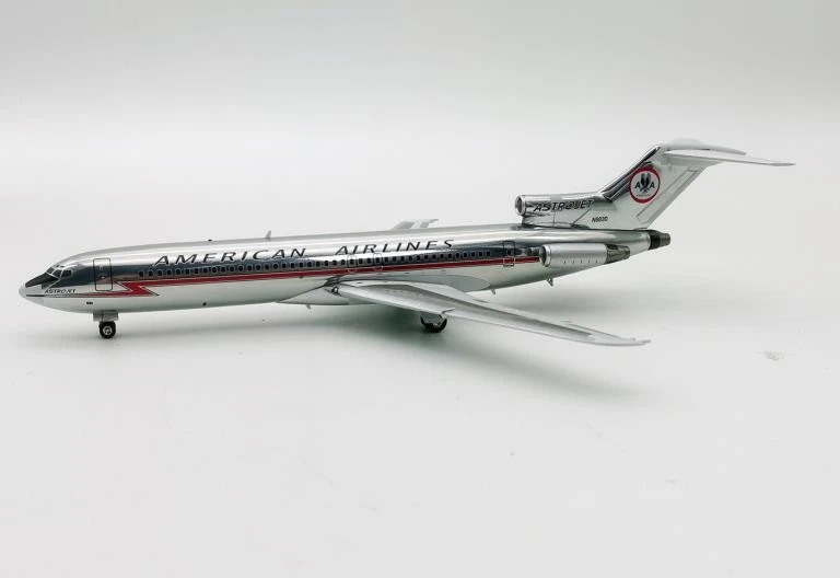 Americano Airlines Boeing 727-223 N6830 con Supporto 1:200 Inflight200 - Immagine 1 di 1