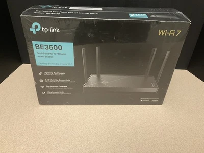 TP-Link Archer BE3600 Dual-Band Wi-Fi 7 Router. Brand New Sealed- Free Shipping - Image 1 of 4