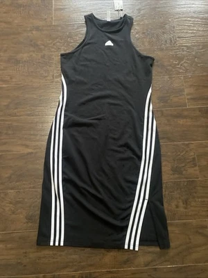 NWT Adidas Tank Dress Women’s Small Stretchy Midi Athletic Streetwear B2-045 - Image 1 of 4