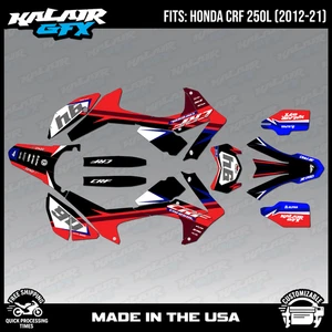 Graphics Kit for HONDA CRF250L 2012-2021 Imperator - Red - Picture 1 of 4