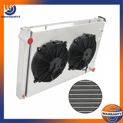 1973-1987 For Chevy C/K C10 C20 C30 K10/20 716 3 Row Radiator Shroud Fan Truck - Image 1 of 4