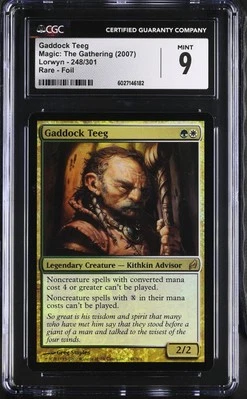 GADDOCK TEEG Lorwyn Foil Rare CGC 9 MTG EDH [Nostalgium] - Image 1 of 2