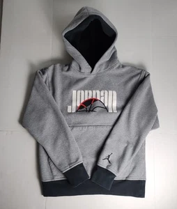 Air Jordan Sport Hoodie DNA Fleece Grey Size Small - Picture 1 of 10