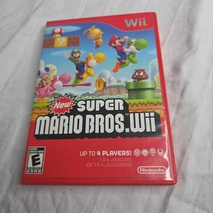 Super Mario Bros. Wii Nintendo - Probado funcionando con manual LEER (BLI) - Imagen 1 de 6