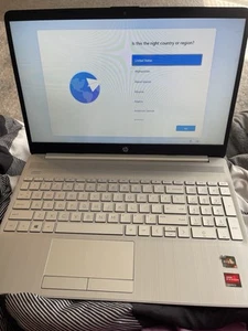 HP 15-gw0023od Laptop – AMD Ryzen 3, 8GB RAM, 1TB HDD, Radeon Graphics - Picture 1 of 10