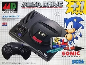 MD SEGA MEGADRIVE FRIST MODEL SONIC EDITION MATCH SERIAL RARE!!.