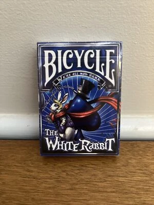 Bicycle White Rabbit Albino Dragon Playing cards blue- New Sealed - Image 1 of 4