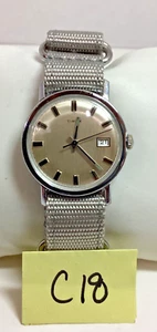 Vintage 1977 Timex Men’s Mercury 33MM Mechanical Lume Date Watch 16570 02577 - Bild 1 von 10