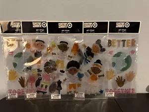Black History Window Gel Clings (Set of 5) Brand New & Sealed!! - Picture 1 of 5