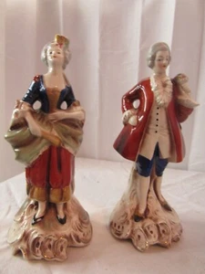Vintage Goebel German Porcelain Man Woman Figurines | Collectible Porcelain - Picture 1 of 10
