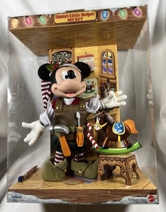 2001 MATTEL DISNEY SANTA'S LITTLE HELPER MICKEY #50929 - Picture 1 of 7