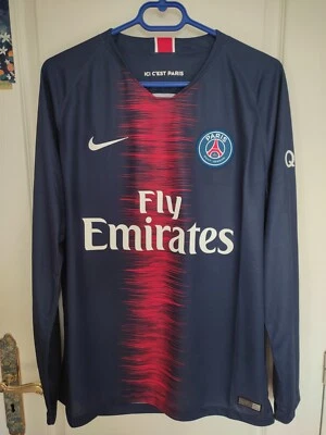 PSG 2018/19 NIKE STADIUM OFFICIEL époque MBAPPÉ NEYMAR VERRATTI SILVA PASTORE - Photo 1/4