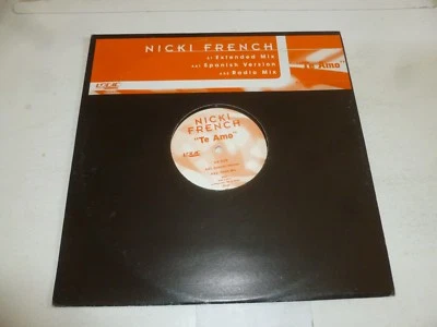 NICKI FRENCH - Te Amo - UK 3-track 12" Vinyl SIngle - DJ Promo - Image 1 of 3
