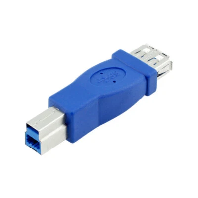 USB 3.0 Type A Female to Printer Type B Male Converter Adapter Connector Plug - Image 1 of 4
