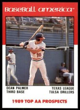 1989 Baseball America Top AA Prospects Dean Palmer Tulsa Drillers #AA-27