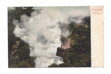 Vintage postcard Champagne Pool. Wairekei, New Zealand. Circa early 1900s