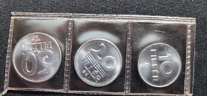 1976 HUNGARY Ungarn MAGYAR 10, 20, and 50 Filler coins BU - Picture 1 of 3