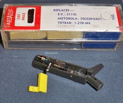 PHONOGRAPH RECORD PLAYER CARTRIDGE Astatic 369D replaces Electro-Voice EV 5111D - Image 1 of 2