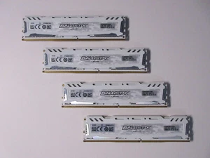 Micron BALLISTIX Sport 16GB (4 X 4GB) DDR4-2400 (16-16-16-39) 1.2V Memory - Picture 1 of 2