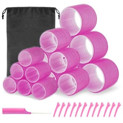 Lockenwickler locken Set 30 Stücke Lockenwickler selbsthaftend Hitzefreie Jum... - Bild 1 von 4