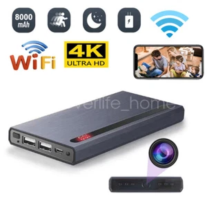 8000mA Power Bank External Battery Mini Wifi Camera HD 1080P Wireless Camera - Photo 1 sur 22