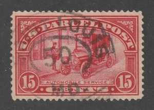 Scott # Q7, Used, XF, 15¢ Parcel Post 1913, St. Louis, Missouri Oval Cancel - Picture 1 of 2