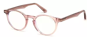 Gafas Tom Ford 5557 072 rosa transparente TF5557-B 072 46mm - Imagen 1 de 3