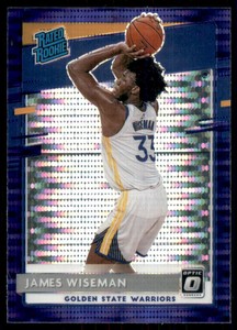 2020-21 Donruss Optic Target Purple Pulsar #152 James Wiseman RR