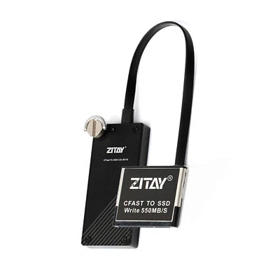 CFast2.0 to SSD MSATA Card Converter Adapter for URSA BMPCC 4K ARRI ALEXA MINI - Image 1 of 4