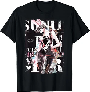 Magazin Cover Girl Bunny Collage Sexy Model Pin-up T-Shirt Gift All Size S-4XL - Picture 1 of 6