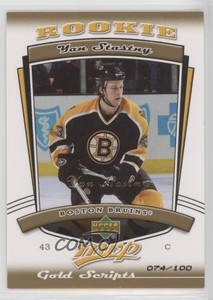 2006-07 Upper Deck MVP Gold Script /100 Yan Stastny #357 Rookie RC