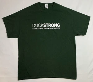Men’s Duck Dynasty Support Phil Duck Strong Shirt Hunter Green Size XL - Picture 1 of 5