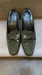 aerosol green suede mules 4 - Picture 1 of 4