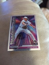 2021 Panini Prizm Draft Picks Thunderstruck Ryan Webb #T-RW Cleveland Guardians