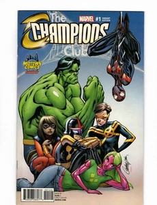 Champions #1 casi nuevo J Scott Campbell Midtown Comics edición variante primera impresión - Imagen 1 de 2