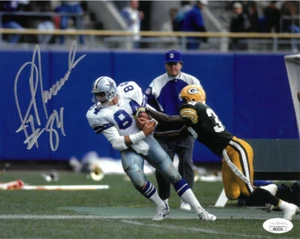 Jay Novacek signed Dallas Cowboys 8x10 Photo w/ #84- JSA Hologram - Picture 1 of 1