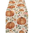 Fall Pumpkin Table Runner, Autumn Thanksgiving Floral Table Runners For4107