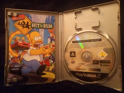 The Simpsons: Hit & Run (PS2, 2003) With Manual - Platinum Edition  - FREEPOST  - Image 1 of 4