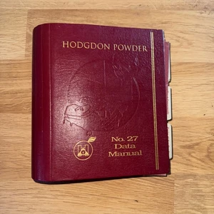 Hodgdon Powder No. 27 Data Manual by Dave Scovill 1998 3-ring binder - Imagen 1 de 4