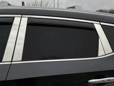 QAA PP15592 8 piezas moldura de pilar de acero inoxidable para Nissan Murano 2015-2024 Foto 1 de 4