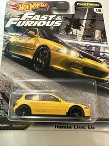Hot Wheels 2020 Fast & Furious Fast Tuners 4/5 Honda Civic EG Real Riders - Picture 1 of 2