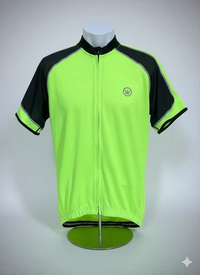 Men's Canari Pro Cycling Lime Green medium Jersey - Image 1 of 4
