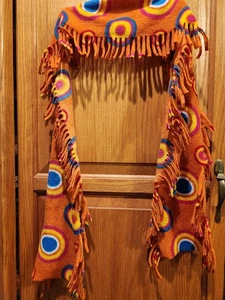 9x56 orange Punkte und Fransen - Bild 1 von 4