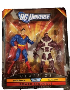 DC UNIVERSE CLASSICS 2 FIGUREN SUPERMAN PARASITE VS POWER FIGHT CLARK KENT - Bild 1 von 10