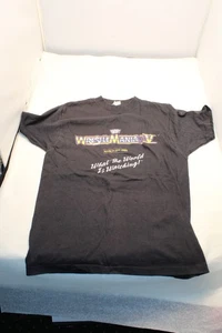 original Vintage 1988 WWF WRESTLEMANIA IV T-Shirt (M) Trump Plaza - Picture 1 of 6